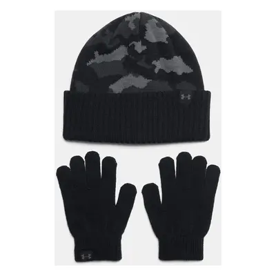 Boys' cap Under Armour B Beanie/Glove Combo-BLK - Boys