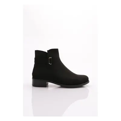 DGN Women's Short Heel Buckle Ankle Boots