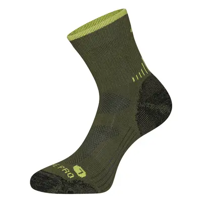 Antibacterial socks made of merino wool ALPINE PRO KEROWE myrtle