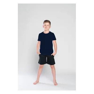 Boys' T-shirt with short sleeves Tytus - dark blue