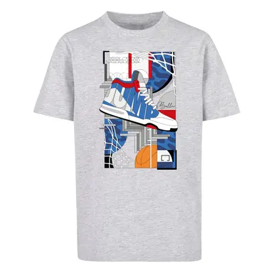 Children's T-shirt Sneaker Collage heather gray