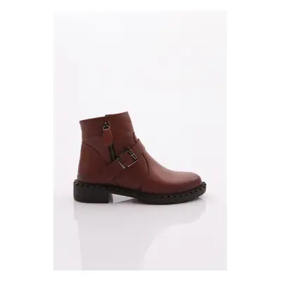 DGN Women's Upper Belt Laced Boots