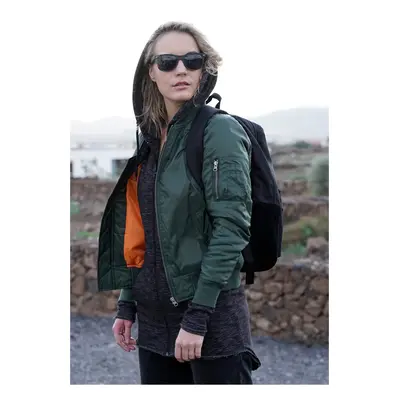 Women's Basic Bomber Jacket olive