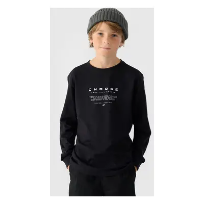 Boys' T-shirt with 4F print