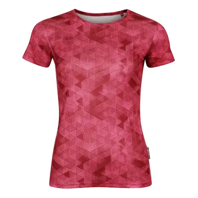 Women's T-shirt ALPINE PRO QUATRA pomegranate variant pa