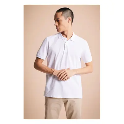 DEFACTO Regular Fit Short Sleeve 100% Cotton Polo Basic T-Shirt