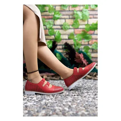 Riccon Red Women's Casual Shoes