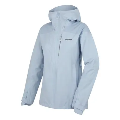 HUSKY Nicker light blue women's hardshell jacket