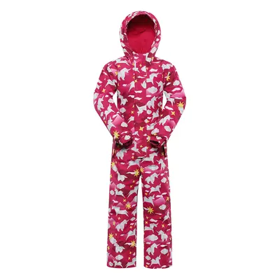 Children's overalls with ptx membrane ALPINE PRO ZEWEMO cabaret variant pb