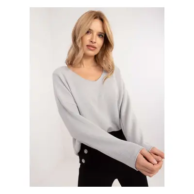 Light grey oversize sweater