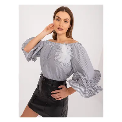 Blouse-DHJ-BZ-19006.91-white-black