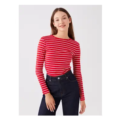 LC Waikiki Crew Neck Striped Long Sleeve Women's T-Shirt