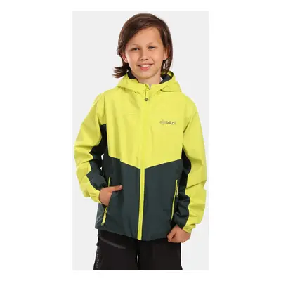 Boys' outdoor jacket Kilpi ORLETI-JB Dark green