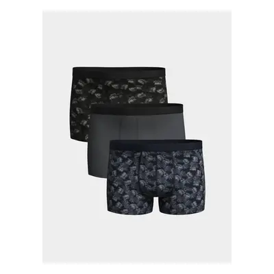 LC Waikiki Standard Mold Flexible Fabric Men's Boxer 3-Piece