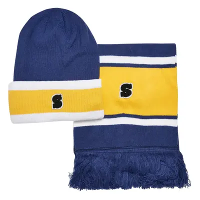 College Team Beanie & Spaceblue/CaliforniaYellow/WHT Wrap