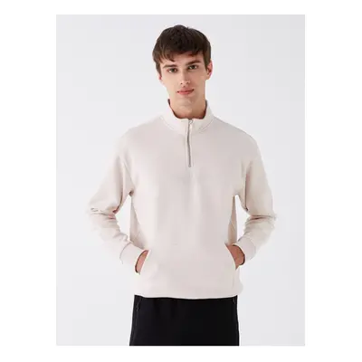 LC Waikiki Stand Collar Long Sleeve Men's Sweatshirt