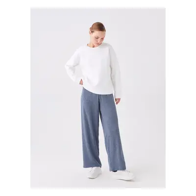 LC Waikiki Slim Fit Women's Trousers with Elastic Waist