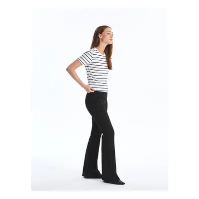 LC Waikiki Lcw Narrow Fit Straight Flared Leg Women's Trousers