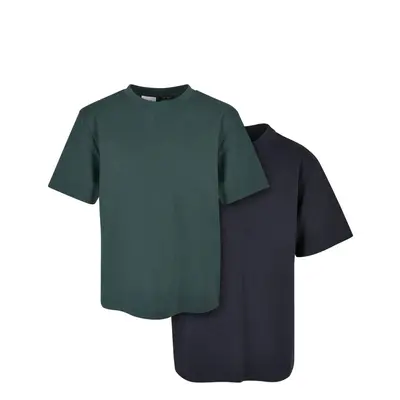 Boys Tall Tee 2-Pack navy+bottlegreen