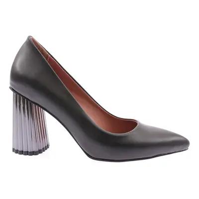 DGN 660-22y Women's Pointed Toe Decollete Galvanized Heels Heeled Shoes.