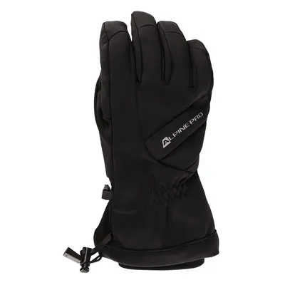 Ski gloves with PTX membrane gloves ALPINE PRO OLEWE black