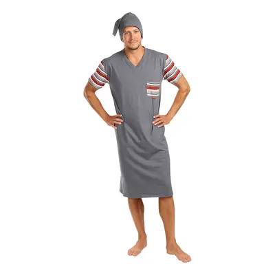 Men's nightgown Foltýn grey