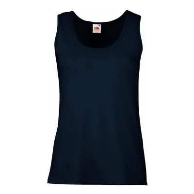 Valueweight Vest Fruit of the Loom Navy Women's T-shirt