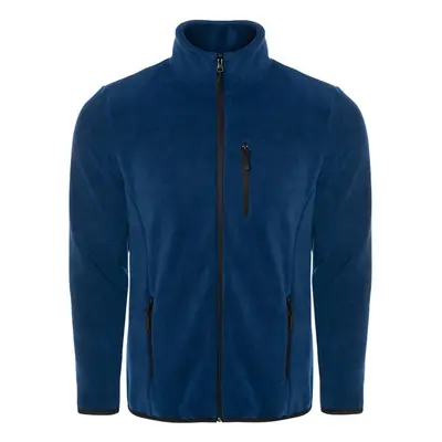 24601 Dewberry Pocket Outdoor Full Zipper Fleece Jacket-INDIGO