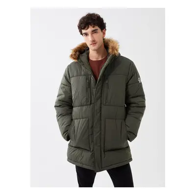 LC Waikiki Standard Mold Hooded Men's Coat