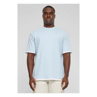 Men's T-shirt DEF Visible Layer - light blue/white