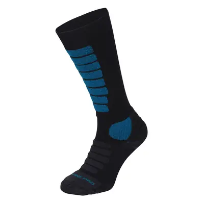 Sports knee-high socks made of merino wool ALPINE PRO RODE mykonos blue