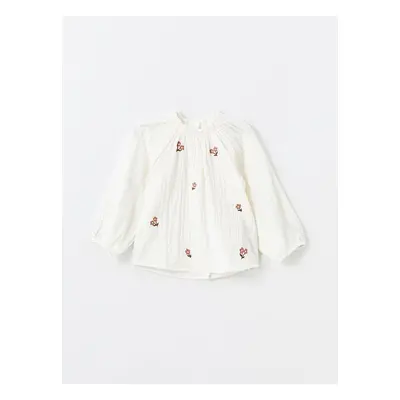 LC Waikiki Lw - Long Sleeve Embroidered Baby Girl Shirt