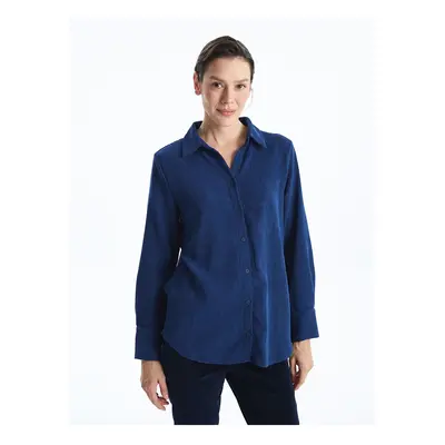 LC Waikiki Lcw Textured Velvet Women's Shirt