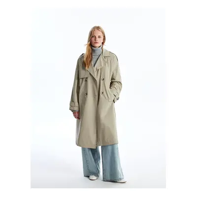 LC Waikiki Lcw Jacket Collar Women's Trench Coat