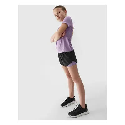 4F Girls' Sports Quick-Drying Shorts - Black