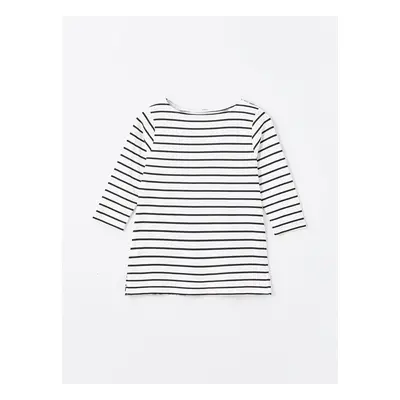 LC Waikiki Women's Crew Neck Striped T-Shirt