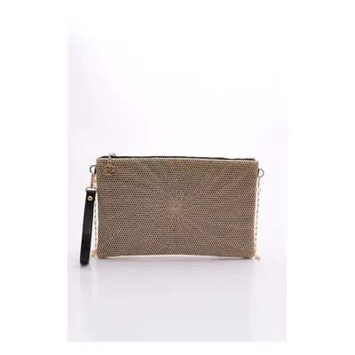 DGN Women's Hole Patterned Zippered Bag