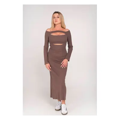 Brown pencil dress By o la la