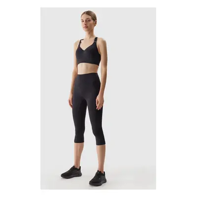 Women's 4F 3/4 Leggings - Black