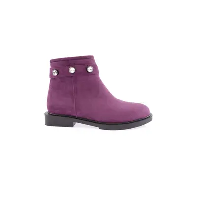 DGN Pm386-k020 Women's Ankle Boots with Round Toe Stones