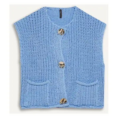 DEFACTO Relax Fit Button Closure Pocket Knit Vest