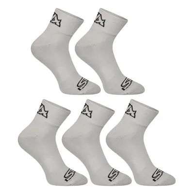 5PACK Styx ankle socks gray