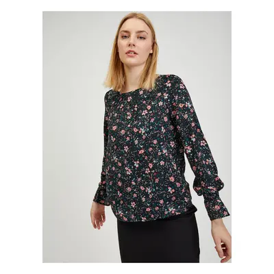 Black Women's Floral Blouse ORSAY - Ladies