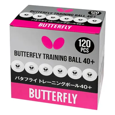 Butterfly Training Ball 40+ White (120 pcs)