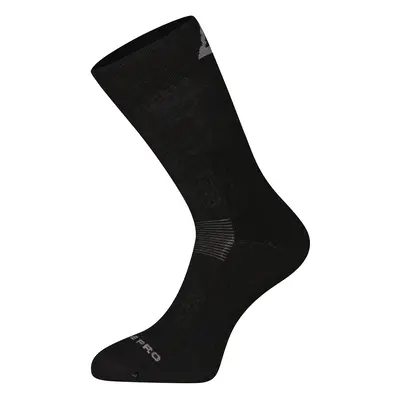 Antibacterial socks made of merino wool ALPINE PRO ERATE black