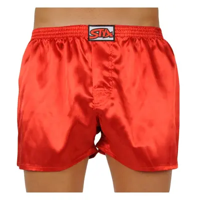 Men's briefs Styx classic rubber satin red