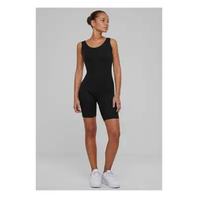 Women's Organic Stretch Jersey Jumpsuit - Black