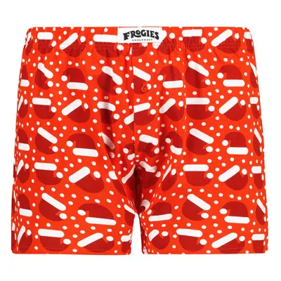 Women's boxers Red hat Frogies Christmas