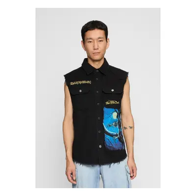 Men's sleeveless shirt Maiden Vintage FOTD black