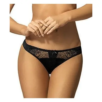 Gorteks Pamela embroidered thong blac